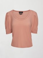 Puff Sleeve Tee - Muted Clay - Image 8