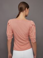 Puff Sleeve Tee - Muted Clay - Image 5