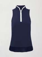 Sleeveless Golf Top - Navy - Image 9