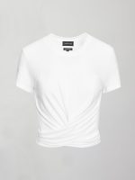 Cap Sleeve Top - White - Image 7