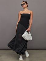 Asymmetrical Sweater Top - Black - Image 3