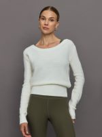 Reversible Boucle Sweater - Off White - Image 3