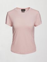 Short Sleeve Ruched Tee - Lotus - Image 9