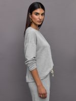 Pullover Sweatshirt - Heather Grey - Image 4