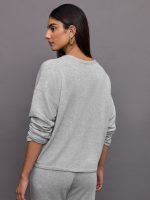 Pullover Sweatshirt - Heather Grey - Image 7