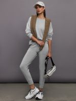Slim Jogger - Heather Grey - Image 11