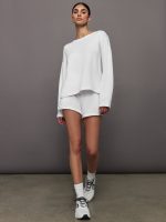 Pullover Sweatshirt - White - Image 3