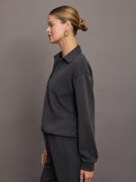 Ultra Soft Logo Sweatshirt - Faded Black - Image 4
