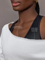 Off Shoulder Sweatshirt in French Terry - White - Image 5