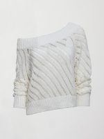 Open Knit Sweater - White - Image 8