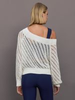 Open Knit Sweater - White - Image 5