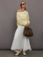 Open Knit Sweater - Yellow - Image 7