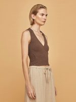 Sleeveless Wrap Top - Bruno - Image 6