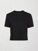 Boxy Crop Tee - Black - Image 7