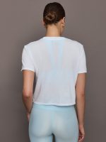 Boxy Crop Tee - White - Image 5