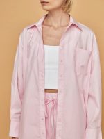 Boyfriend Button Up - Pink - Image 3