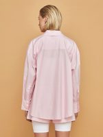 Boyfriend Button Up - Pink - Image 6