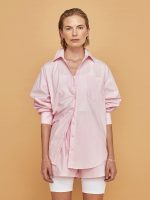 Boyfriend Button Up - Pink