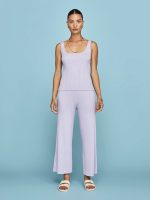 Wide Scoop Neck Cami - Lavender - Image 6