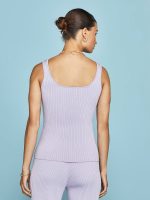 Wide Scoop Neck Cami - Lavender - Image 3