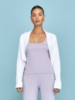 Wide Scoop Neck Cami - Lavender - Image 7