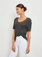 Boyfriend Tee - Charcoal - Image 3