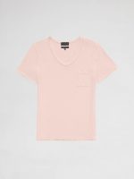 Short Sleeve Pocket Tee - Rose Cloud - Image 7