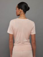 Short Sleeve Pocket Tee - Rose Cloud - Image 3