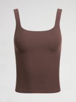 Wide Scoop Bra Tank in Melt - Dark Oak - Image 7