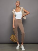Wide Scoop Bra Tank in Melt - White - Image 5