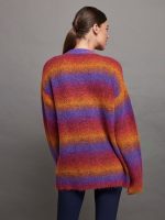 OMBRE CARDIGAN - OMBRE PINK/PURPLE/YELLOW - Image 3