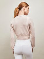 Cashmere Wrap Sweater - Rosewater - Image 5