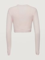 Cashmere Wrap Sweater - Rosewater - Image 8