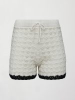 Crochet Short - White/Black - Image 7