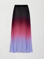 Ombre Pleated Skirt - Black Ombre - Image 6