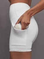 Pleated Tennis Ball Shortie in Melt - White - Image 7