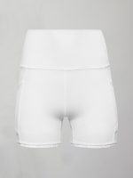 Pleated Tennis Ball Shortie in Melt - White - Image 9