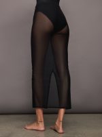 Mesh Column Skirt - Black - Image 6