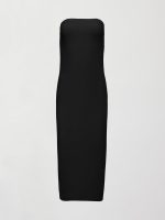 Strapless Dress in Melt - Black - Image 8