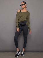 Jogger in Heather Melt - Charcoal Heather - Image 3