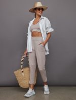 Wrap Jogger in Melt - Oatmeal Heather - Image 6