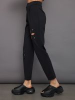 Lightweight Laser Cut Travel Pant - Black - Image 4