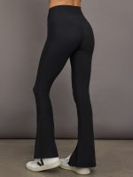 Split Front Legging in Melt - Black - Image 5