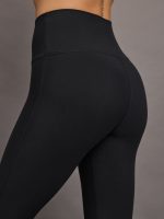 Split Front Legging in Melt - Black - Image 6