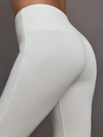 Kick Flare Pant in Scuba - White - Image 6