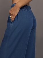 Chambray Pant - Medium Wash - Image 6