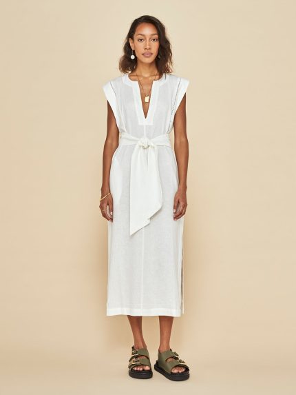 Linen Dress - Cream