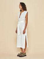 Linen Dress - Cream - Image 3