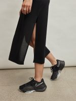 Mesh Midi-length Tunic - Black - Image 6