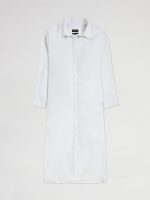 Button Up Oversized Tunic - White - Image 6